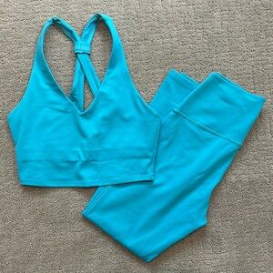 Carbon 38 blue workout set